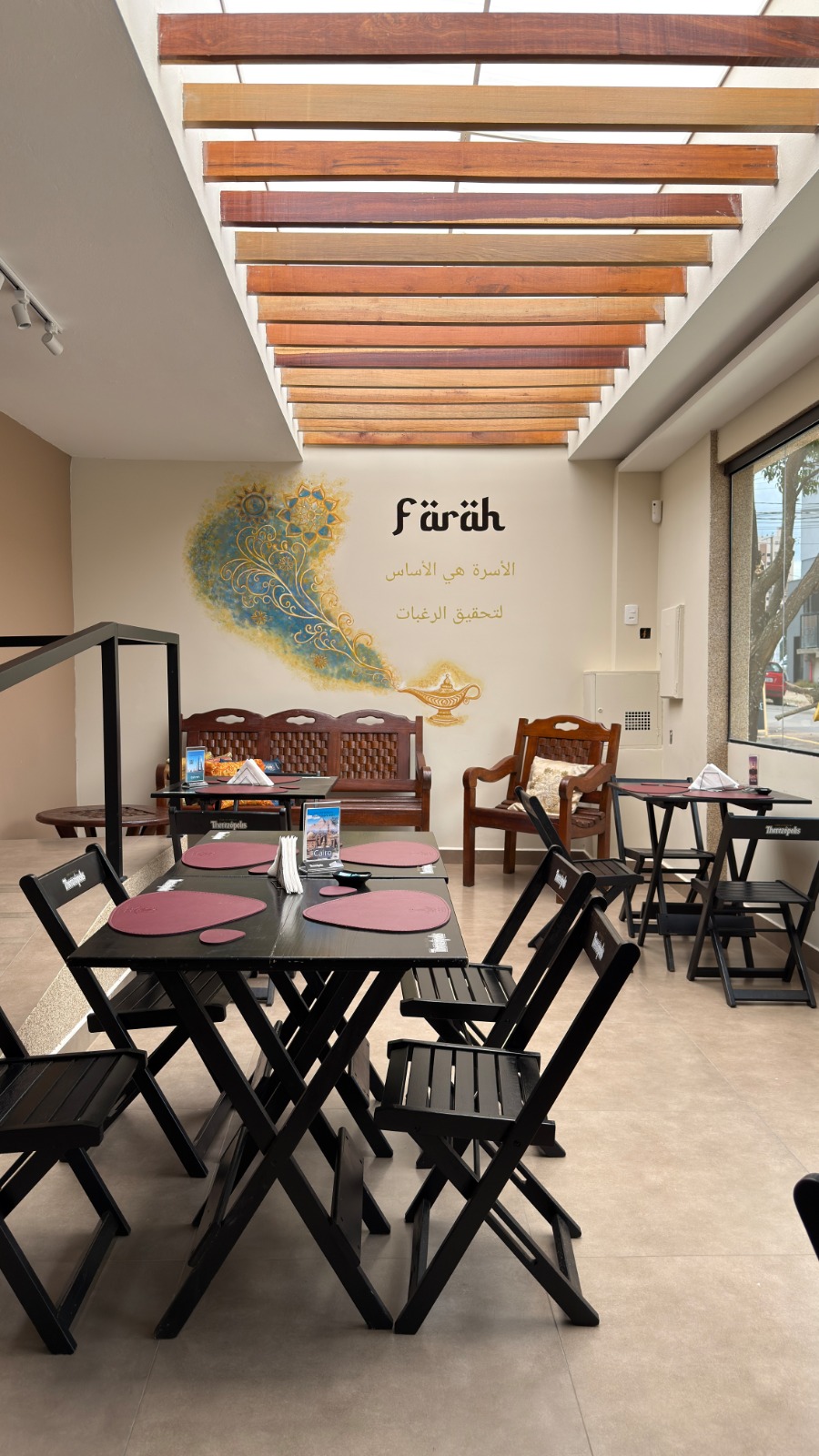 Ambiente interno do Farah